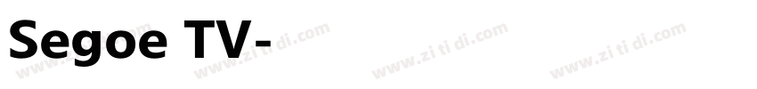 Segoe TV兰亭黑字体转换